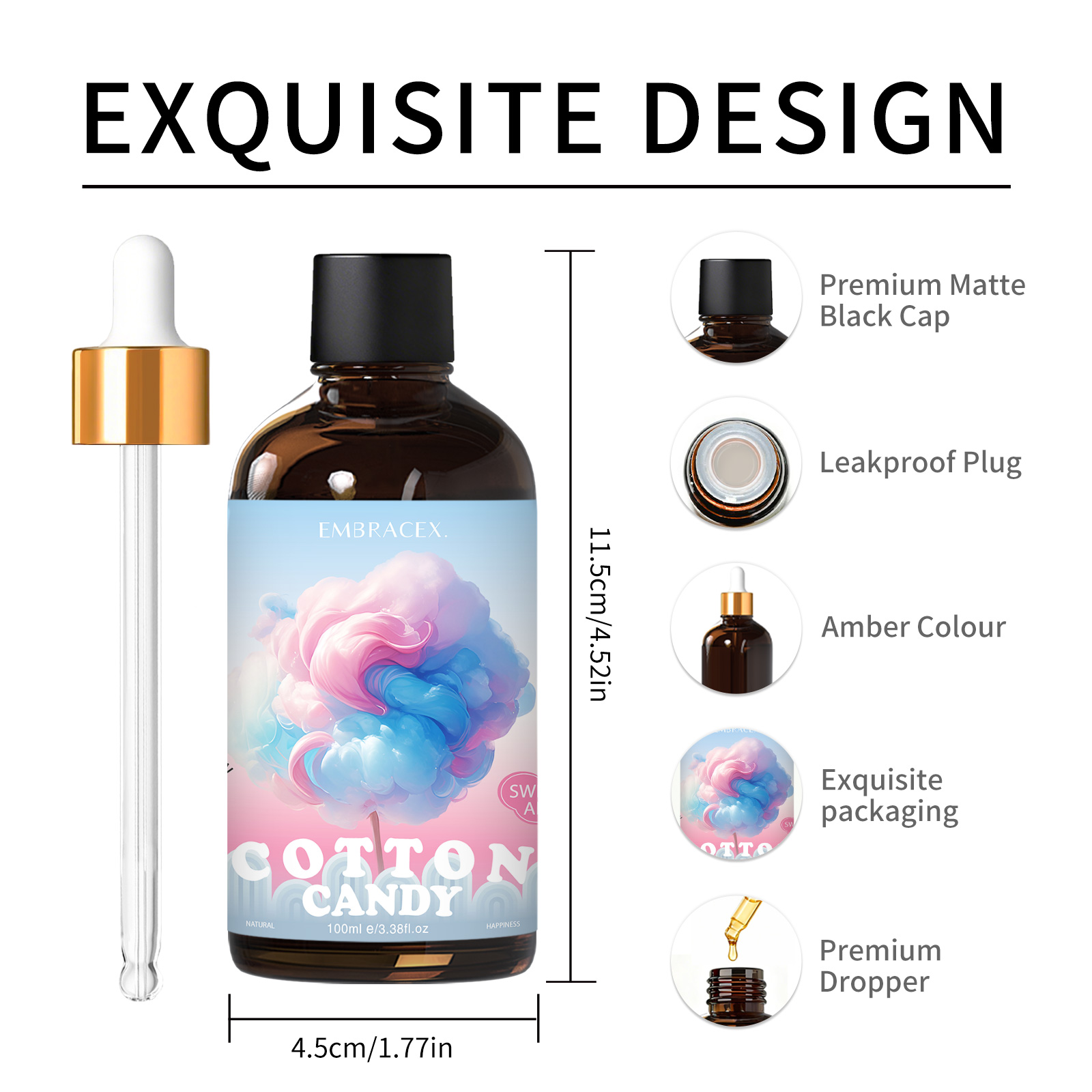 100ml Cotton Candy Fragrance O - огляд і ціна Perfume Fragrance Oil