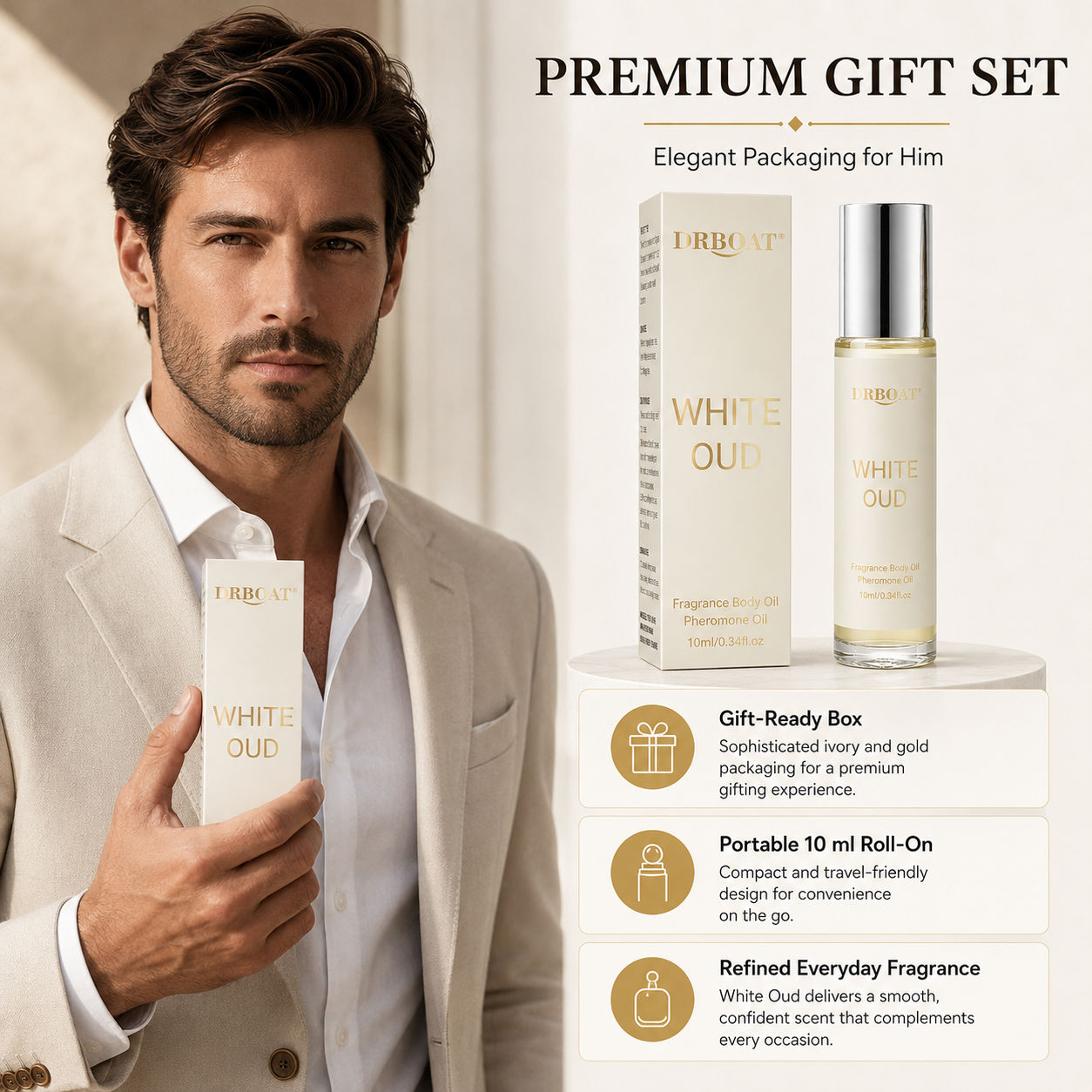 Men Roll-on Perfume Oil,Fresh  - огляд і ціна Perfume Alcohol Fragrance
