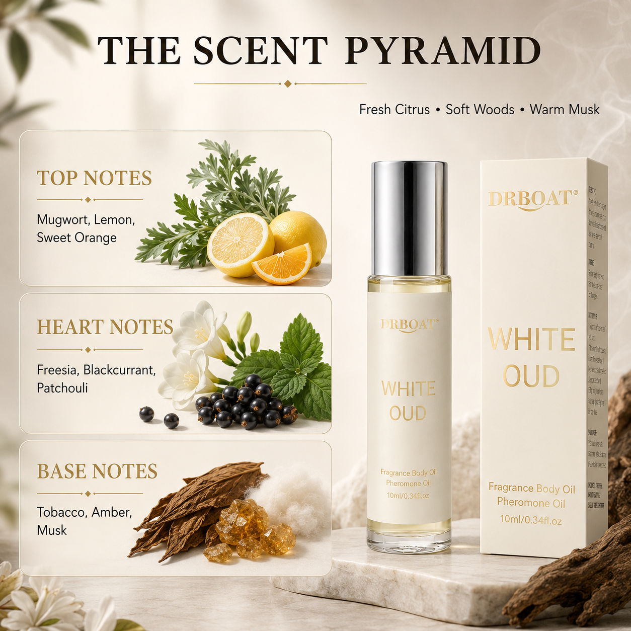 Men Roll-on Perfume Oil,Fresh  - огляд і ціна Perfume Alcohol Fragrance