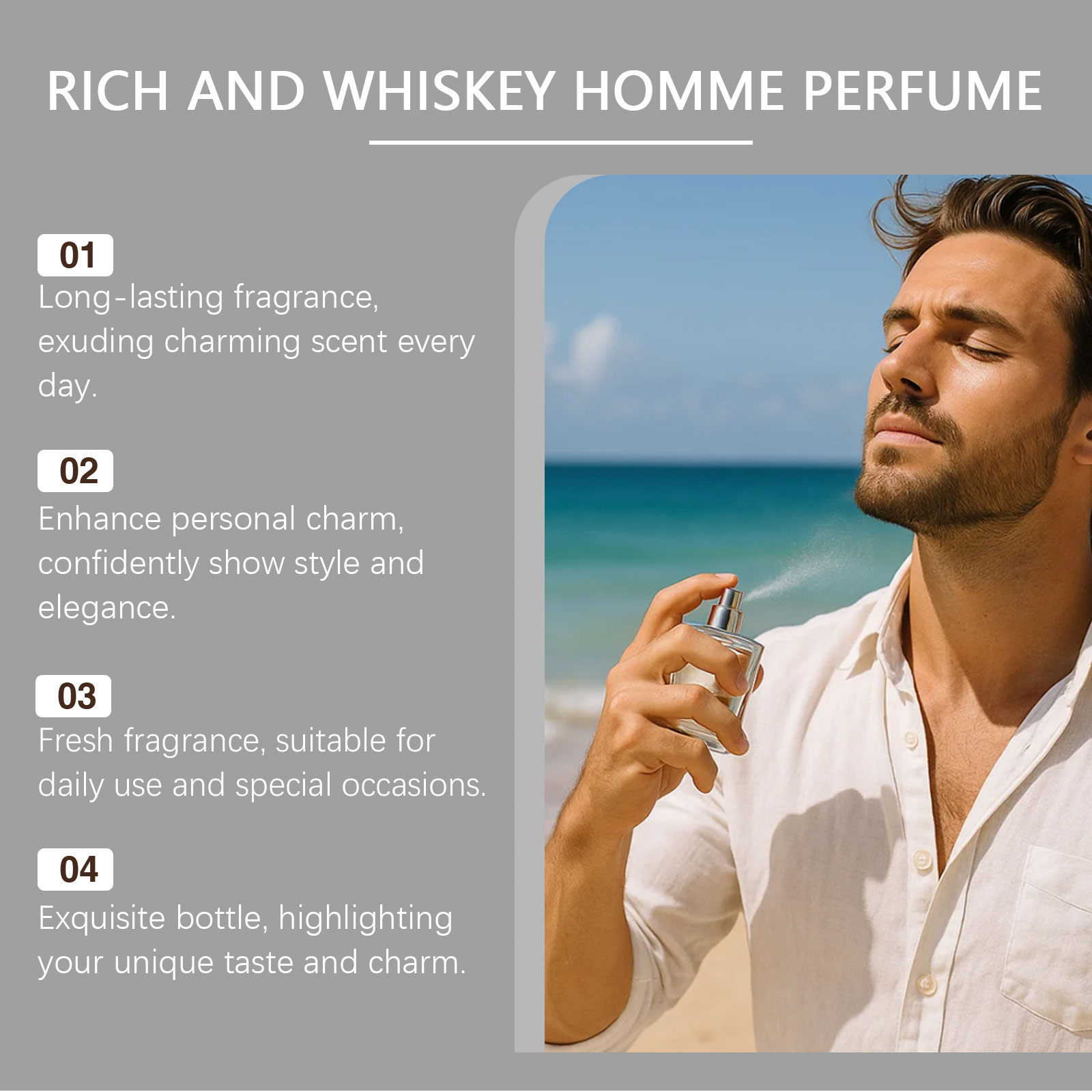 Warm Vanilla Men Cologne,Natur - огляд і ціна Perfume Fragrance Concentration