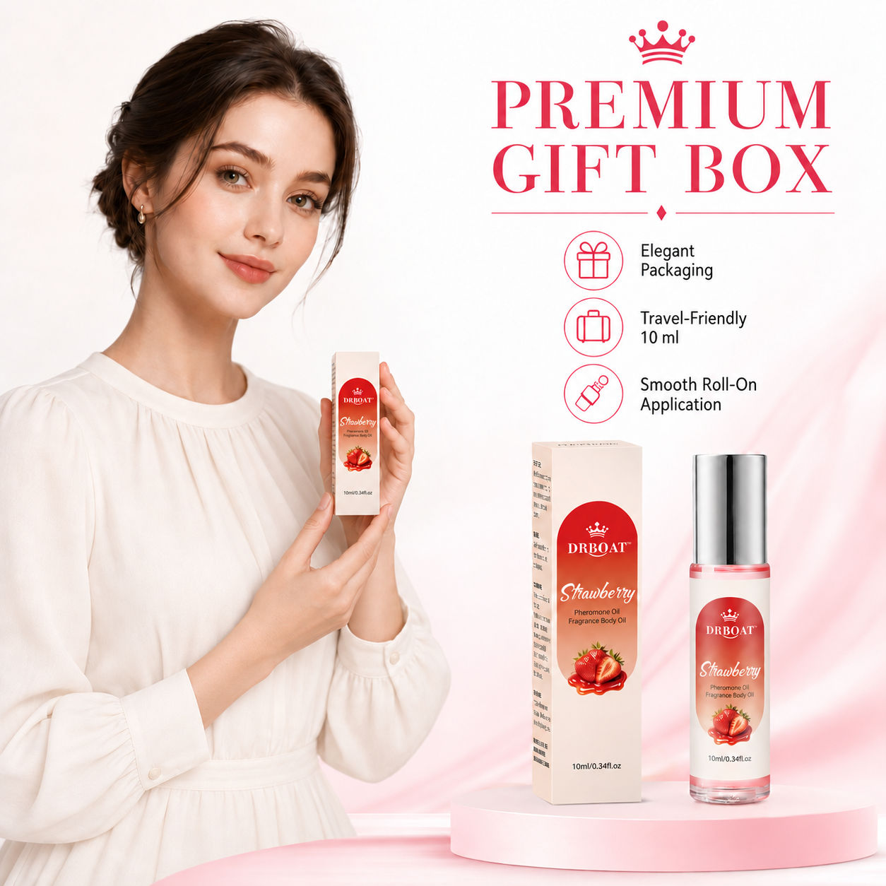 Strawberry Roll-On Perfume Oil - огляд і ціна Perfume Fragrance Oil